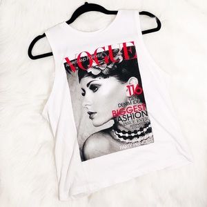 On Fire | Vogue Graphic Muscle Tee